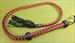 Red & Black WHIP 5 long with 15 tails / crackers ~ $33.99
